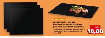 Zestaw mat na ruszt 50 x 40 cm COUNTRYSIDE promocja