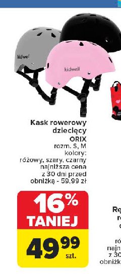 Kask ochronny Kidwell promocja w Carrefour