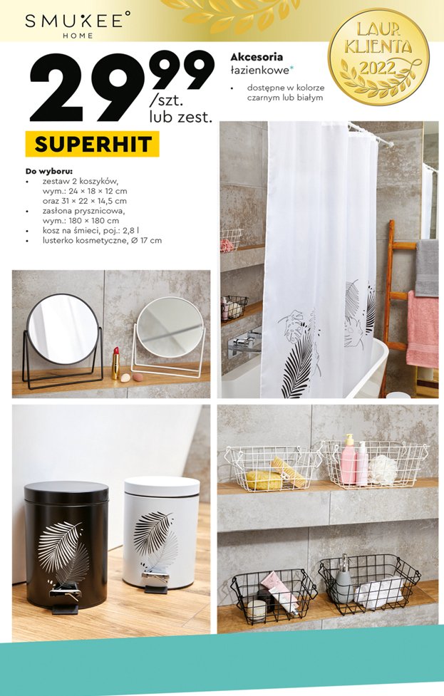 Koszyki do przechowywania 24 x 18 x 12 cm + 31 x 22 x 14.5 cm Smukee home promocja