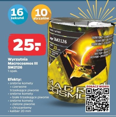 Wyrzutnia Macrocosmos III SM2126 promocja w Netto