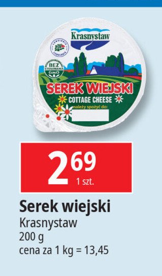 Serek wiejski Krasnystaw promocja w Leclerc