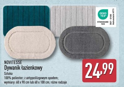 NOVITESSE Dywanik łazienkowy promocja w Aldi
