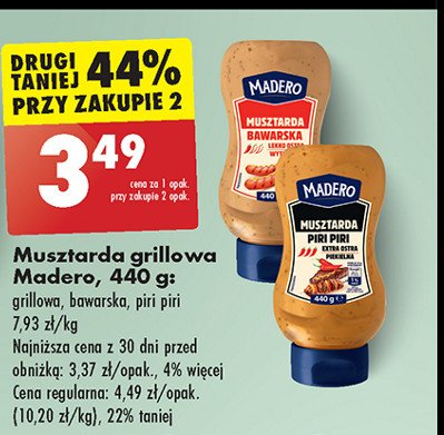 Musztarda piri piri Madero promocja