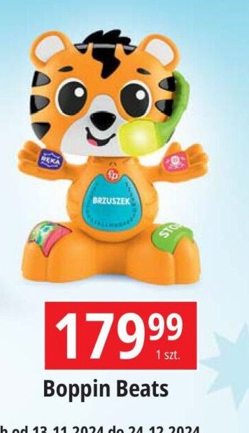 Tygrysek boppin beats link squad Fisher-price promocja w Leclerc