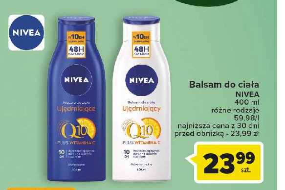 Balsam do ciała ujędrniający Nivea promocja