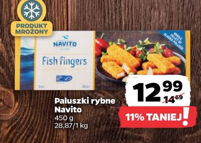 Paluszki rybne Navito promocja