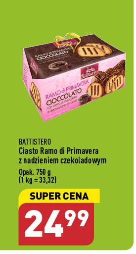 Ciasto ramo di primavera z nadzieniem czekoladowym Battistero promocja