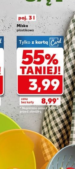 Miska kuchenna 3 l promocja w Kaufland