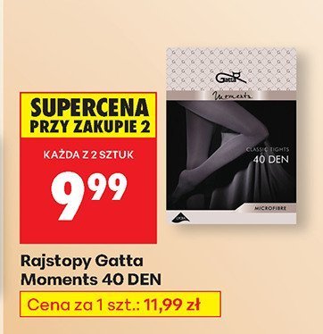 Rajstopy Moments 40 DEN promocja w Biedronka