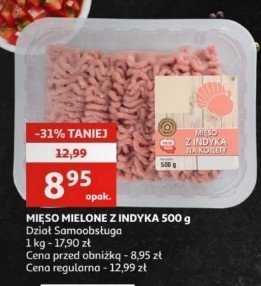 Mięso mielone z indyka Auchan promocja