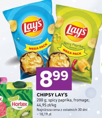 Chipsy Lay's spicy paprika, fromage promocja w Stokrotka