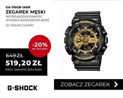 Zegarek męski G-SHOCK GA-110GB-1AER promocja w Briju
