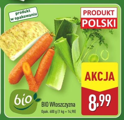 BIO Włoszczyzna promocja w Aldi