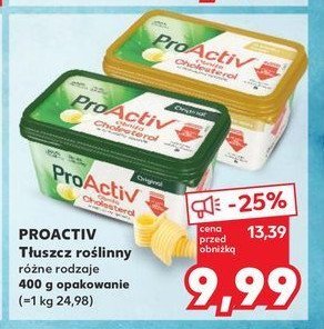 Margaryna o smaku masła Flora pro-activ promocja