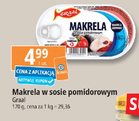 Makrela w pomidorach Graal promocja