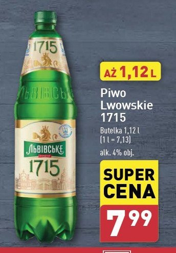 Piwo Lwowskie 1715 promocja