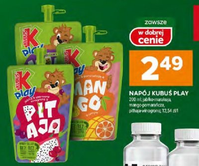 Napój Kubuś Play promocja w Stokrotka
