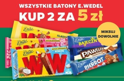 Wszystkie batony 2 szt. promocja w Netto