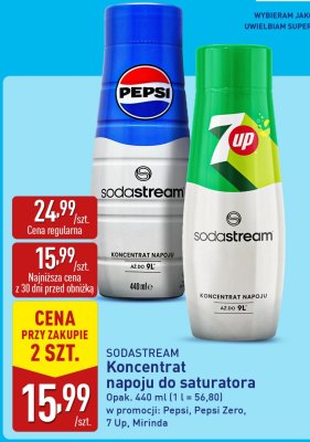 Koncentrat napoju Sodastream Pepsi Zero promocja w Aldi