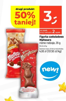 Figurka czekoladowa Maltesers różne rodzaje 29g promocja w Dealz