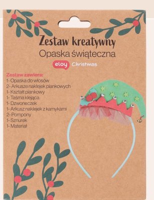 Zestaw kreatywny ELOY Christmas Opaska świąteczna promocja w Rossmann