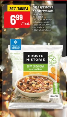 Zupa grzybowa z podgrzybkami Proste Historie promocja w POLOmarket