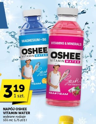 Napój OSHEE Vitamin Water Magnesium + B6 promocja w Euro Sklep
