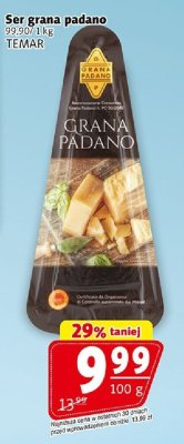 Ser grana padano promocja w Prim Market