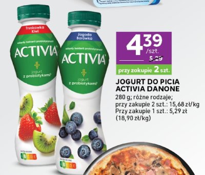 Jogurt do picia Activia Danone promocja w Stokrotka
