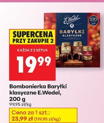 Bombonierka Barylki klasyczne promocja w Biedronka