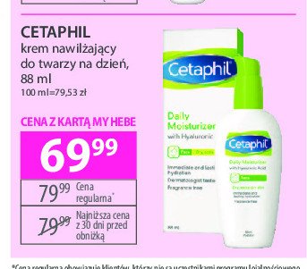 Krem do twarzy daily moisturizer do skóry suchej i bardzo suchej Cetaphil promocja