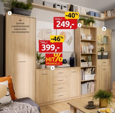 Komoda KOM2D3S promocja w Black Red White