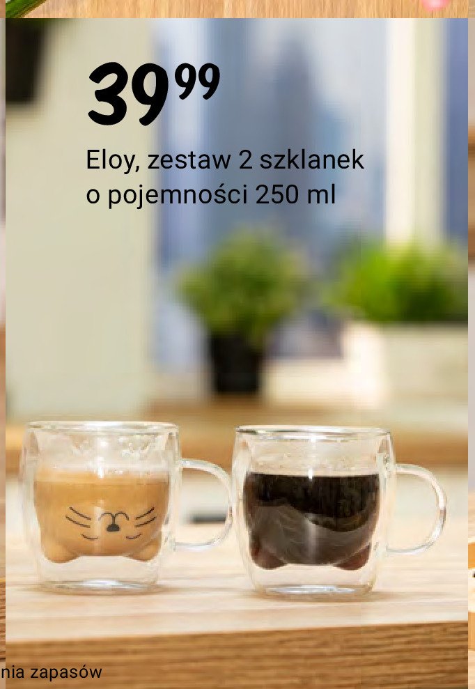 Szklanki 250 ml Eloy promocja
