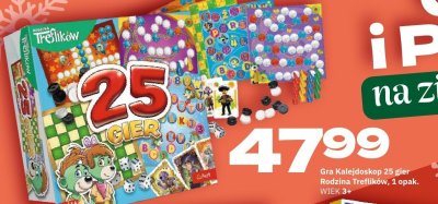 Gra Kalejdoskop 25 gier Rodzina Treflików promocja w Twój Market