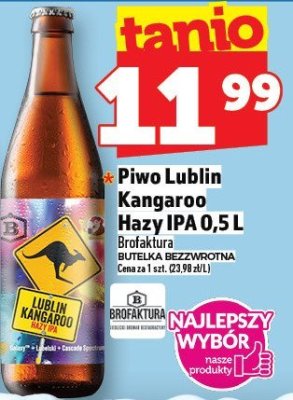 Piwo Lublin Kangaroo Hazy IPA 0,5l promocja w TOPAZ