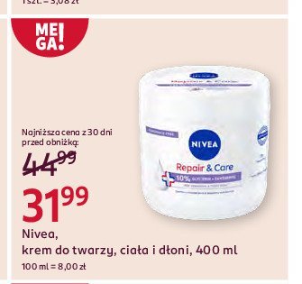 Krem dla sk贸ry wra偶liwej repair & care Nivea promocja