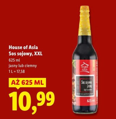Sos sojowy, XXL ciemny House of Asia promocja w Lidl