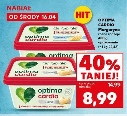 Margaryna Optima cardio potas Optima kruszwica promocja