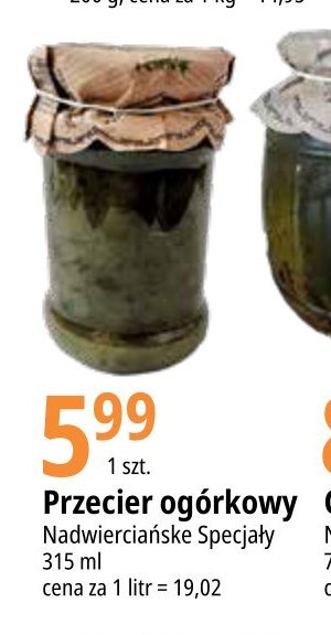 Przecier og贸rkowy Nadwarcia艅skie specja艂y promocja