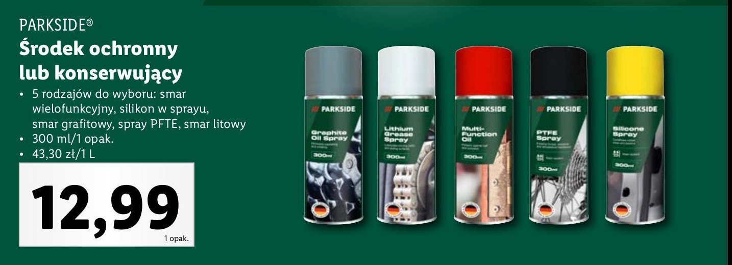 Spray ptfe Parkside promocja