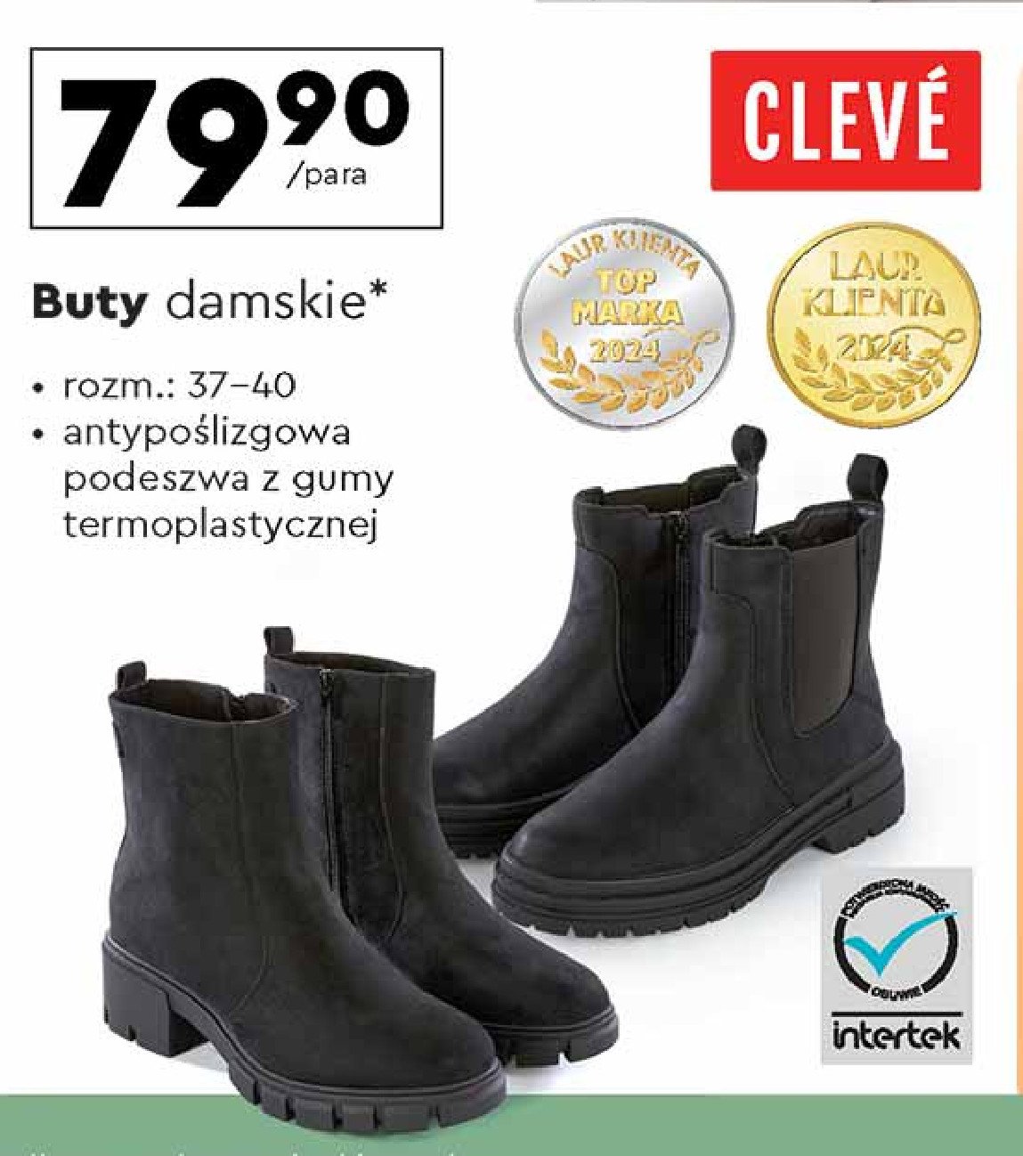 Buty damskie 37-40 Cleve promocja