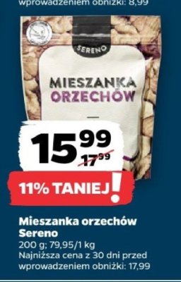 Mieszanka orzechów Sereno promocja w Netto