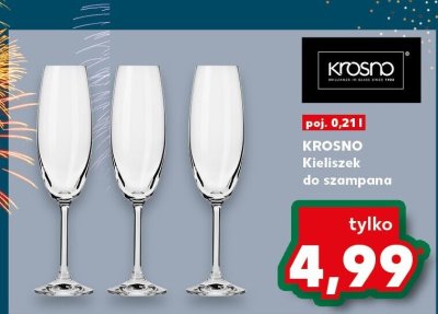 Kieliszek do szampana promocja w Kaufland