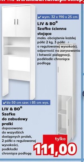 Szafka do zabudowy pralki Liv & bo promocja