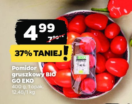 Pomidory gruszkowe Go eko promocja