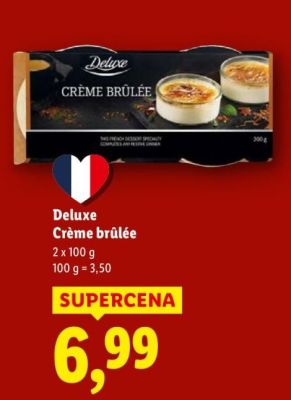 Crème brûlée Deluxe promocja w Lidl