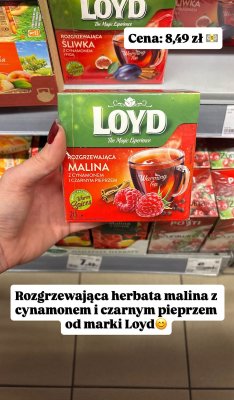 Herbata rozgrzewająca malina z cynamonem i czarnym pieprzem 20 torebek promocja w Intermarche