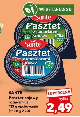 Pasztet sojowy różne smaki promocja w Kaufland