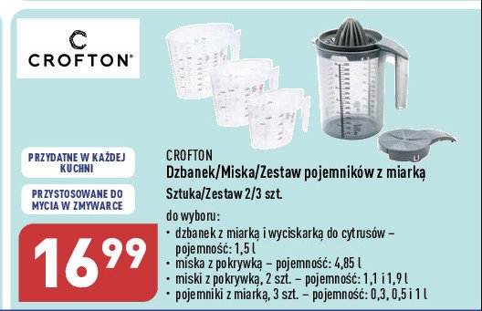 Dzbanek z miarką i wyciskarką do cytrusów 1.5 l promocja