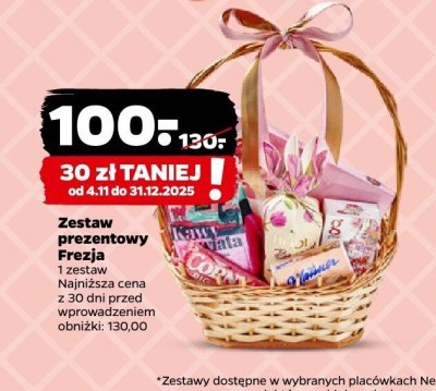 Zestaw prezentowy Frezja promocja w Netto